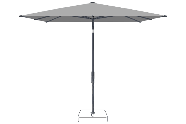 VITA® Torna Parasol Glatz carrée 240 x 240 cm