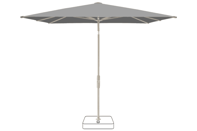 VITA® Torna Sonnenschirm Glatz rechteckig 250 x 200 cm