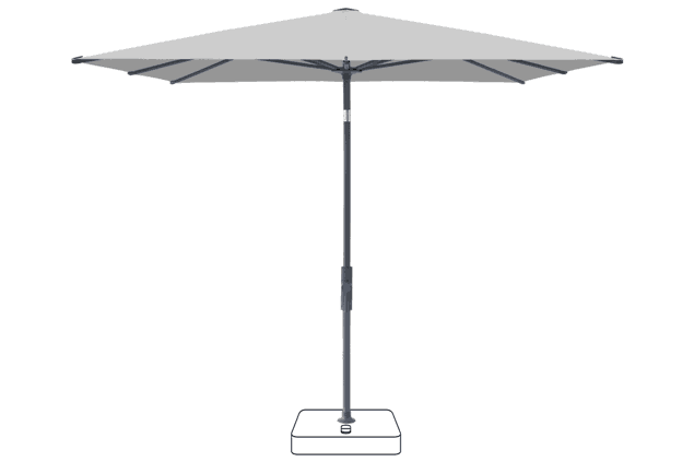 VITA® Torna Sonnenschirm Glatz rechteckig 250 x 200 cm
