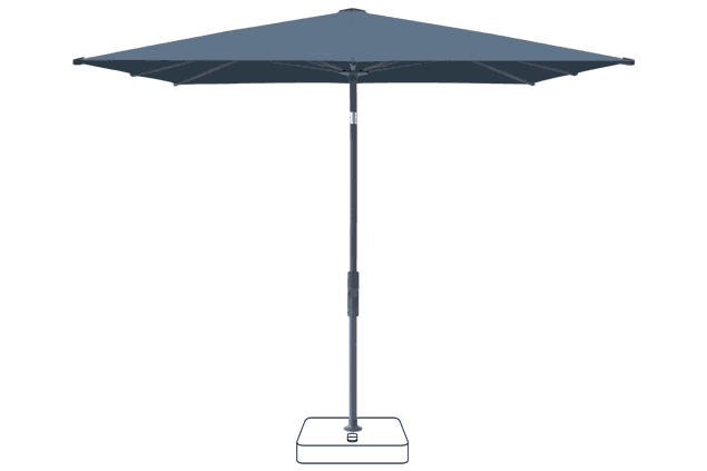 VITA® Torna Parasol Glatz rectangulaire 250 x 200 cm