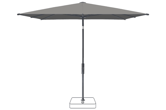 VITA® Torna Parasol Glatz rectangulaire 250 x 200 cm