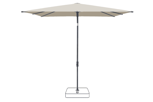 VITA® Piana Sonnenschirm Glatz quadratisch 200 x 200 cm