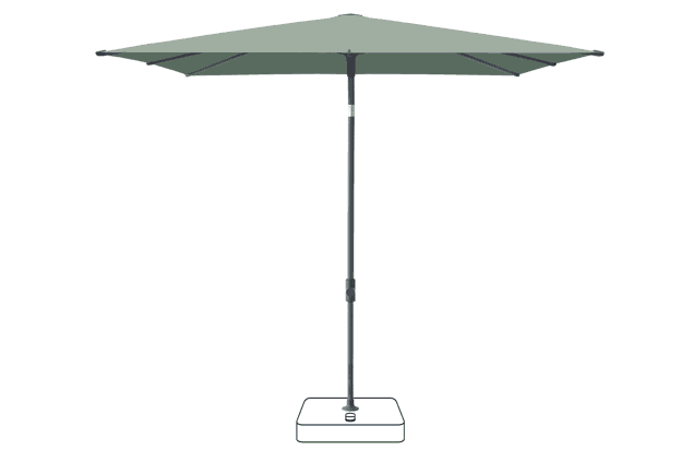 VITA® Piana Parasol Glatz rectangulaire 210 x 150 cm