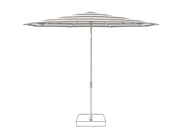 VITA® Piana Sonnenschirm Glatz rund Ø 220 cm