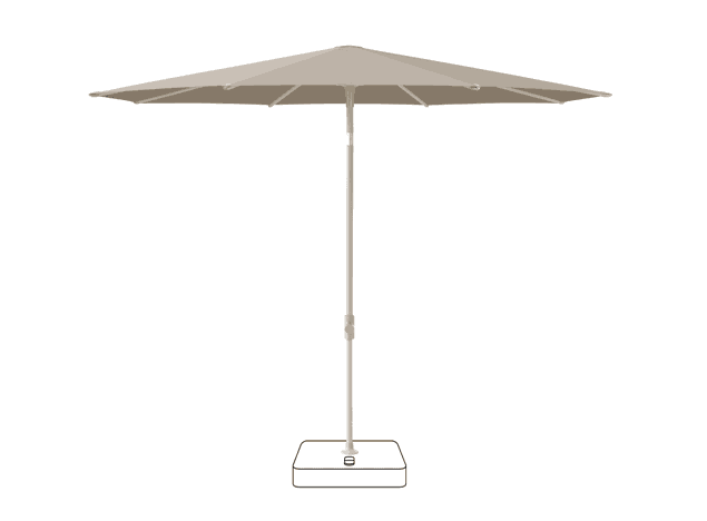VITA® Piana Sonnenschirm Glatz rund Ø 220 cm