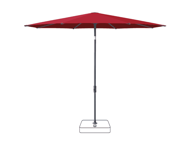 VITA® Piana Parasol Glatz rond Ø 220 cm