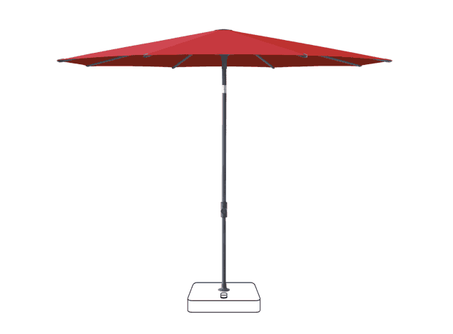 VITA® Piana Sonnenschirm Glatz rund Ø 220 cm