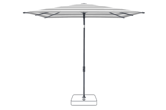 VITA® Piana Sonnenschirm Glatz quadratisch 240 x 240 cm
