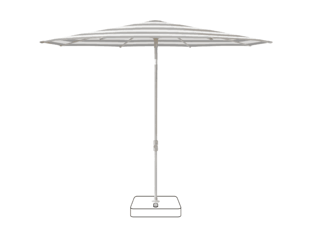 VITA® Piana Sonnenschirm Glatz rund Ø 250 cm