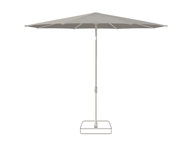 VITA® Piana Sonnenschirm Glatz rund Ø 250 cm