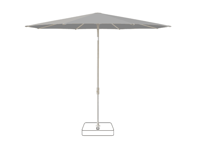 VITA® Piana Sonnenschirm Glatz rund Ø 250 cm