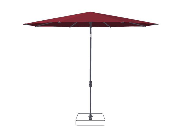 VITA® Piana Sonnenschirm Glatz rund Ø 250 cm