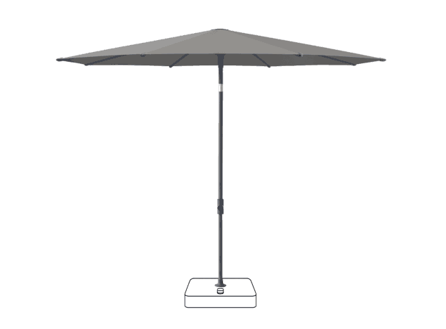 VITA® Piana Sonnenschirm Glatz rund Ø 250 cm