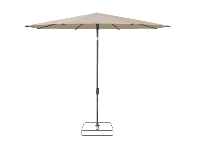 VITA® Piana Sonnenschirm Glatz rund Ø 250 cm