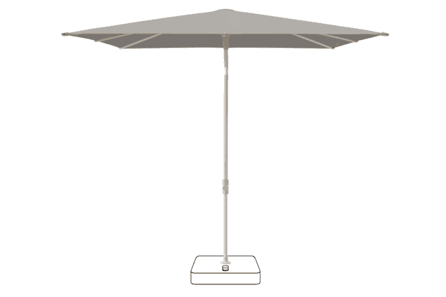 VITA® Piana Sonnenschirm Glatz rechteckig 250 x 200 cm
