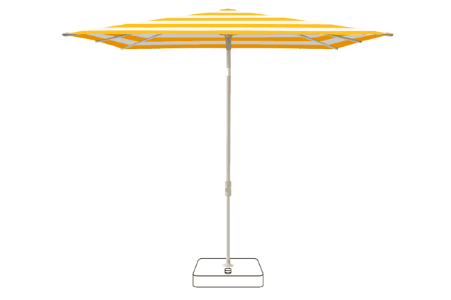 VITA® Piana Parasol Glatz rectangulaire 250 x 200 cm