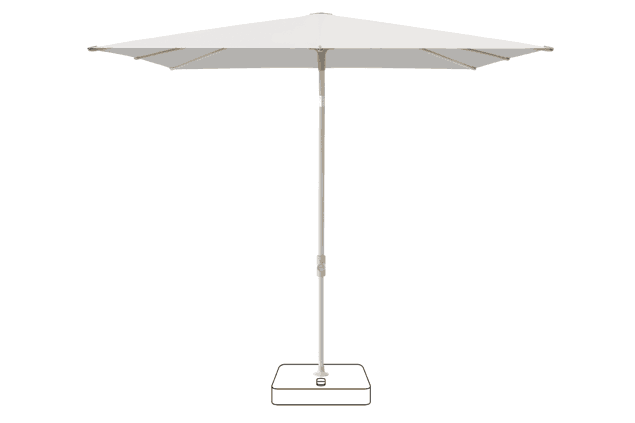 VITA® Piana Sonnenschirm Glatz rechteckig 250 x 200 cm