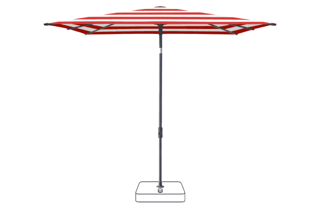 VITA® Piana Sonnenschirm Glatz rechteckig 250 x 200 cm