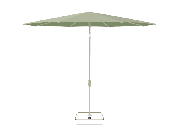 VITA® Piana Sonnenschirm Glatz rund Ø 300 cm