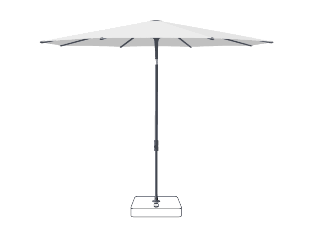 VITA® Piana Sonnenschirm Glatz rund Ø 300 cm