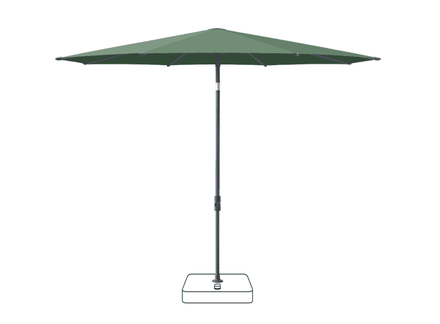 VITA® Piana Sonnenschirm Glatz rund Ø 300 cm