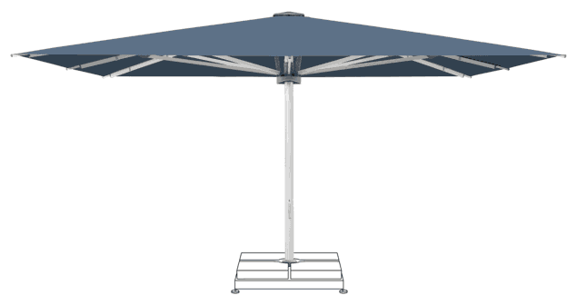 PALAZZO Style Parasol Glatz rectangulaire 400 x 250 cm