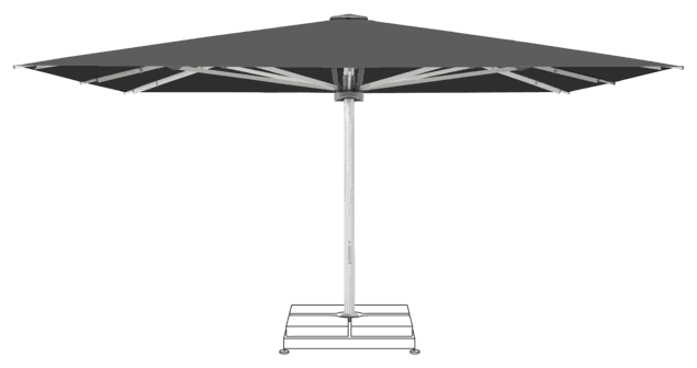 PALAZZO Style Parasol Glatz rectangulaire 400 x 350 cm
