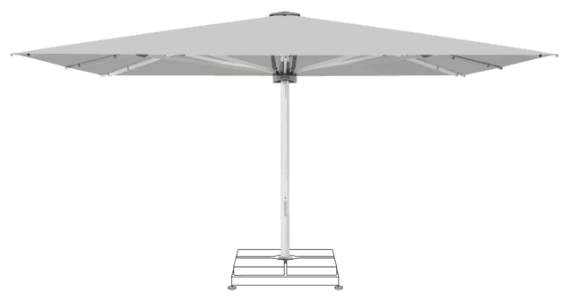 PALAZZO Style Parasol Glatz carrée 500 x 500 cm