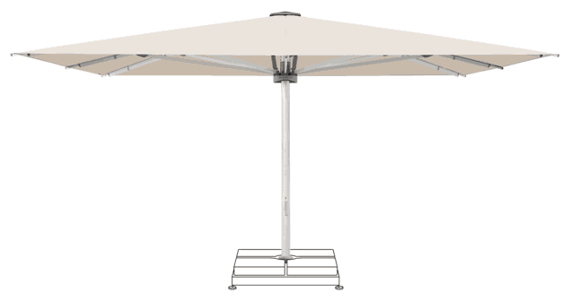 PALAZZO Style Parasol Glatz rectangulaire 500 x 250 cm