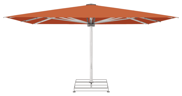 PALAZZO Style Parasol Glatz rectangulaire 500 x 450 cm