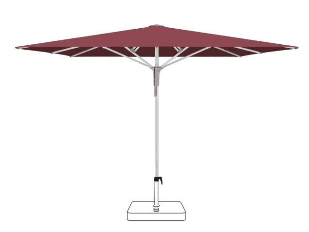FORTERO® Pro Sonnenschirm Glatz rechteckig 300 x 200 cm