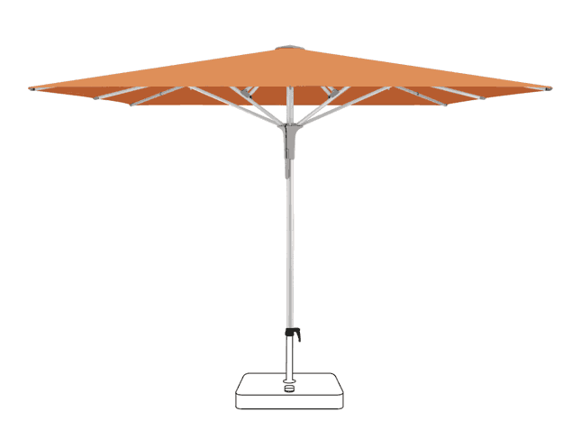 FORTERO® Pro Sonnenschirm Glatz rechteckig 300 x 200 cm