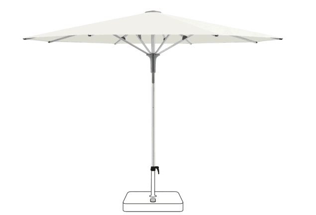 FORTERO® Pro Sonnenschirm Glatz rund Ø 350 cm