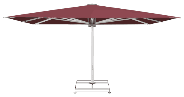 PALAZZO Noblesse Parasol Glatz rectangulaire 450 x 400 cm