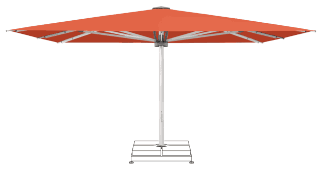 PALAZZO Noblesse Parasol Glatz rectangulaire 450 x 400 cm