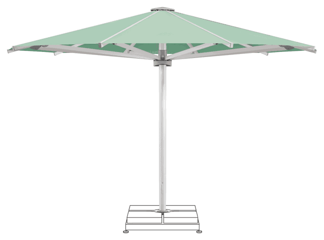 PALAZZO Royal Parasol Glatz rond Ø 500 cm