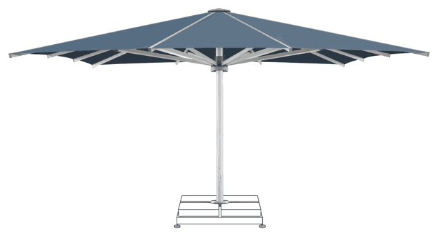 PALAZZO Royal Parasol Glatz rectangulaire 650 x 500 cm