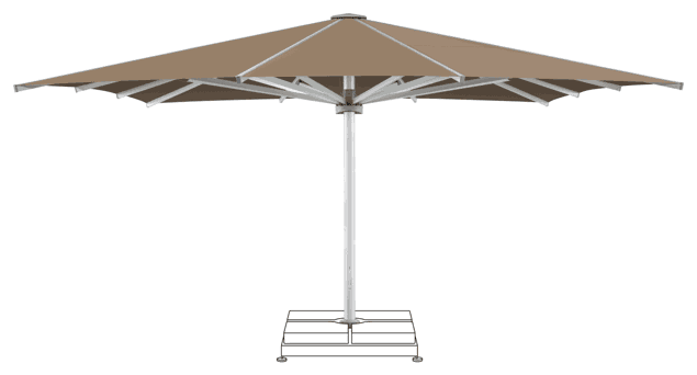 PALAZZO Royal Parasol Glatz rectangulaire 650 x 500 cm