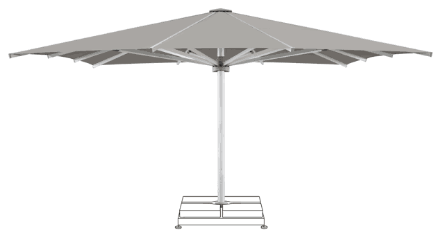 PALAZZO Royal Parasol Glatz rectangulaire 700 x 400 cm