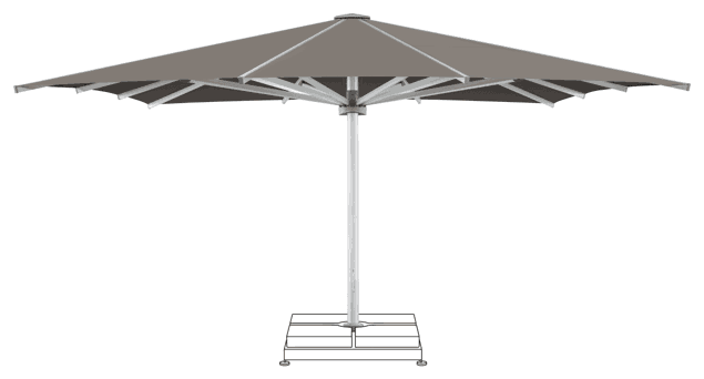 PALAZZO Royal Parasol Glatz rectangulaire 700 x 550 cm