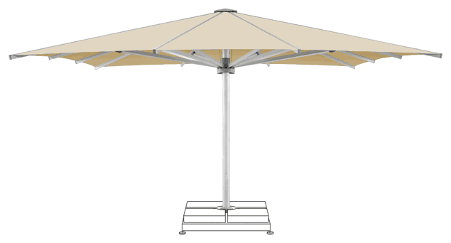 PALAZZO Royal Sonnenschirm Glatz rechteckig 700 x 650 cm