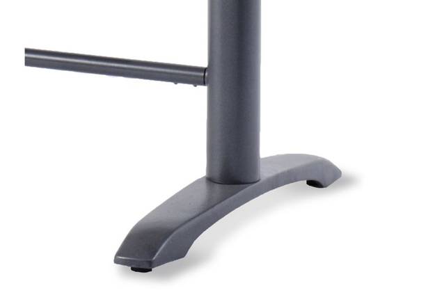 Modern Table de jardin fonte d'acier 120x70 cm 3