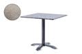 Modern Gartentisch Stahlguss 80x80 cm