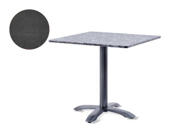 Modern Gartentisch Stahlguss Ø 100 cm