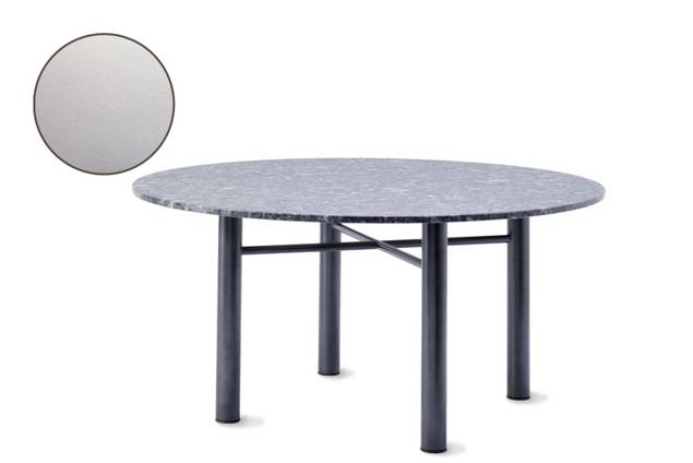 Gartentisch rund Stahlguss Ø 160 cm MODERN
