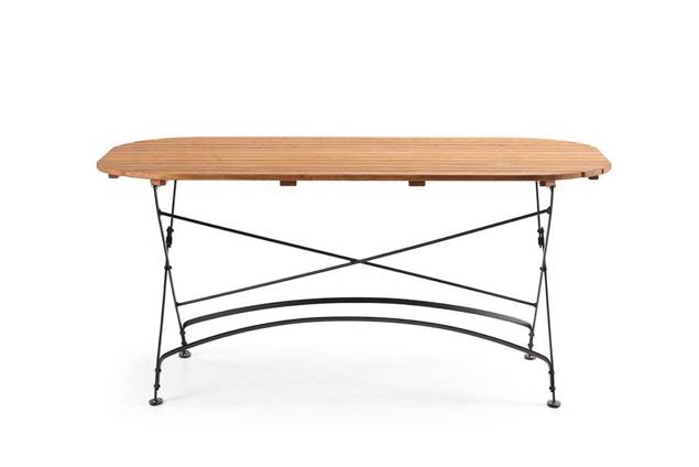 Rebecca Gartentisch klappbar Holz 160x87 cm 2