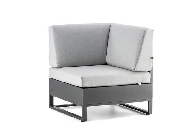 Miami Loungeecke Aluminium 1