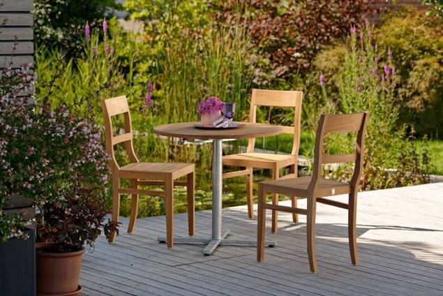 Stockholm Table de jardin pliante acier 80x80 cm 9