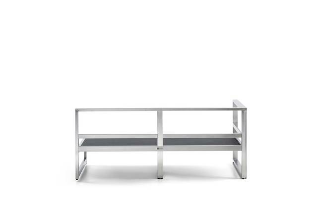 Rubin Banc lounge 2 places acier inoxydable 2