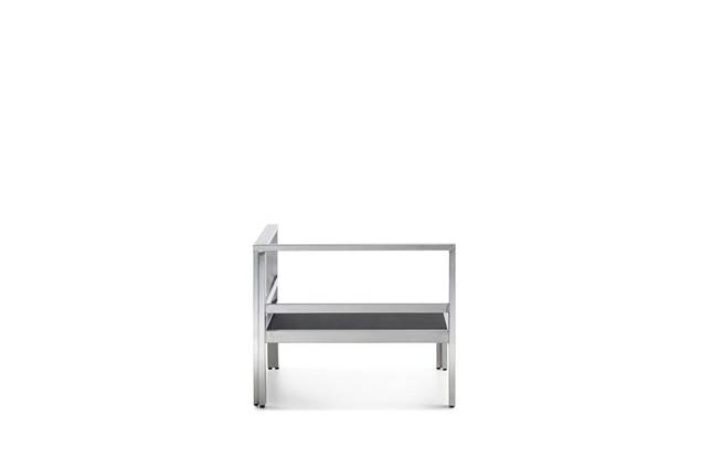Rubin Angle de lounge acier inoxydable 3